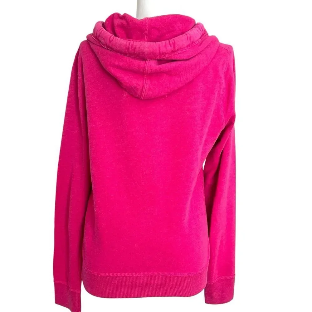Abercrombie & Fitch Y2K Pink Spell Out Hoodie M L sweatshirts